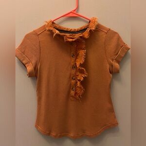 URBN Earth Tone Short Sleeve Top